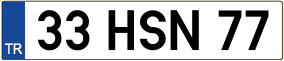 Truck License Plate